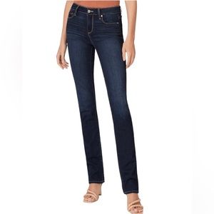 Never worn Paige Skyline straight skinny slim jeans dark blue size 24